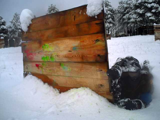 Paintball bajo nieve